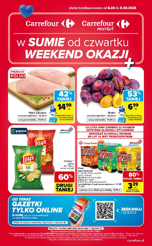Gazetka Carrefour 06/08/2026 – 08/08/2026
