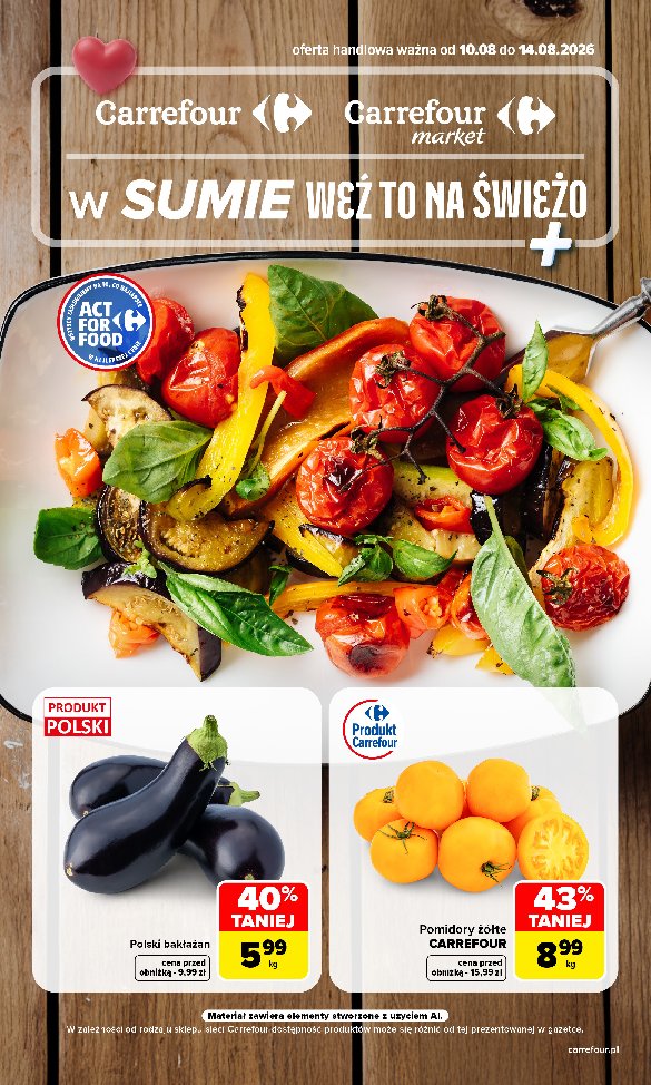 Gazetka Carrefour 10/08/2026 – 14/08/2026