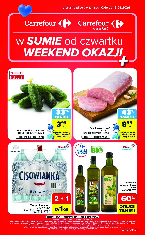 Gazetka Carrefour 10/09/2026 – 12/09/2026 - gazetki promocyjne str. 1