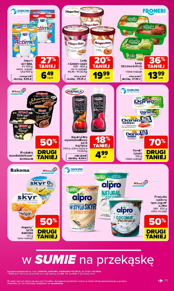 Gazetki promocyjne – nabiał - gazetki promocyjne str. 13