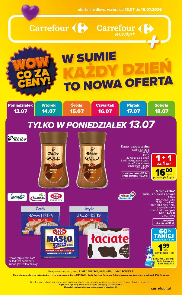 Gazetka Carrefour 13/07/2026 – 18/07/2026