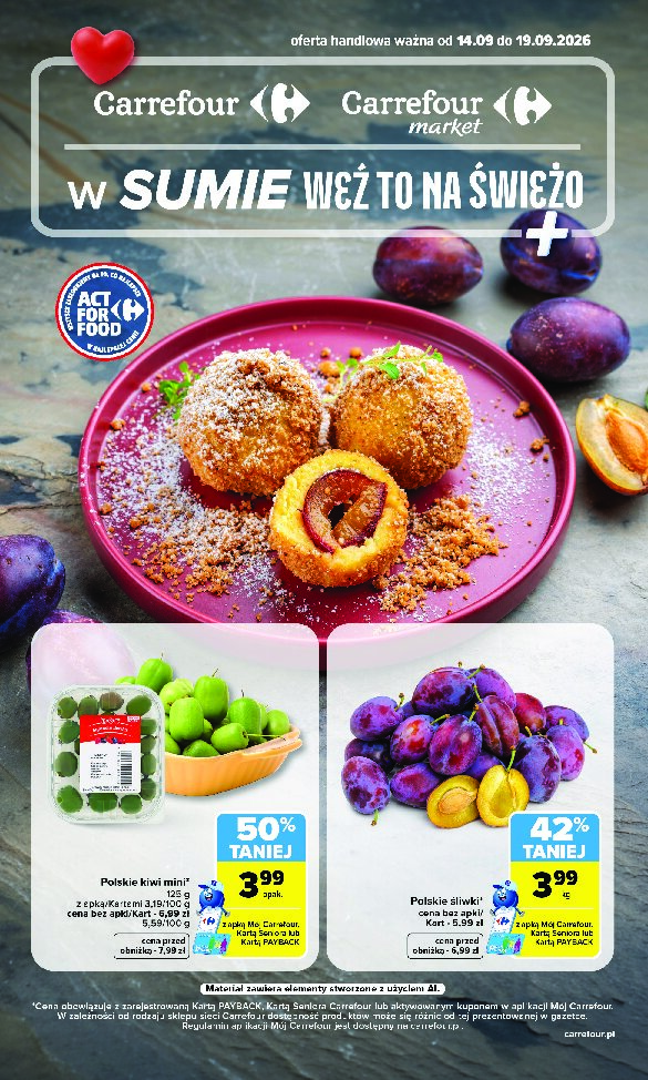 Gazetka Carrefour 14/09/2026 – 19/09/2026 - gazetki promocyjne str. 1