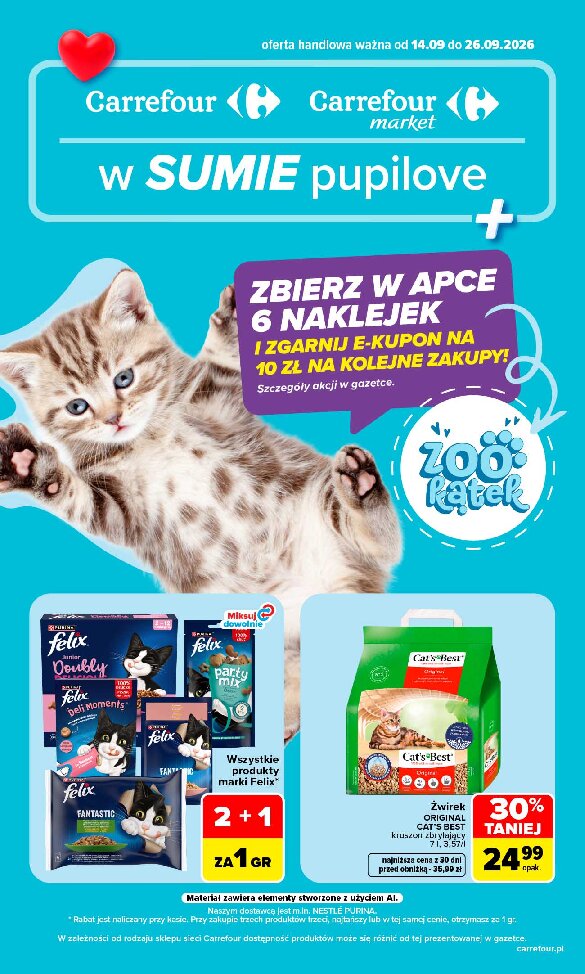 Gazetka Carrefour 14/09/2026 – 26/09/2026 - gazetki promocyjne str. 1