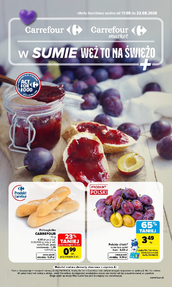 Gazetka Carrefour 17/08/2026 – 22/08/2026