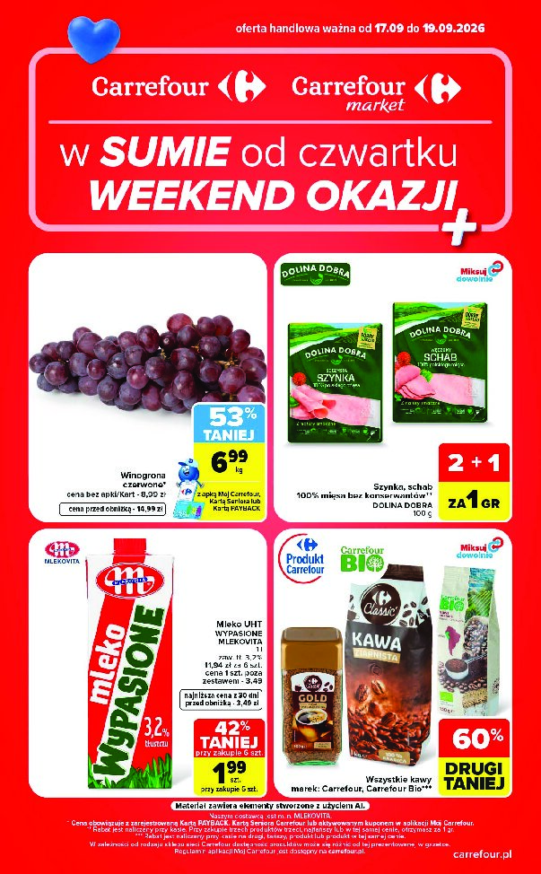 Gazetka Carrefour 17/09/2026 – 19/09/2026