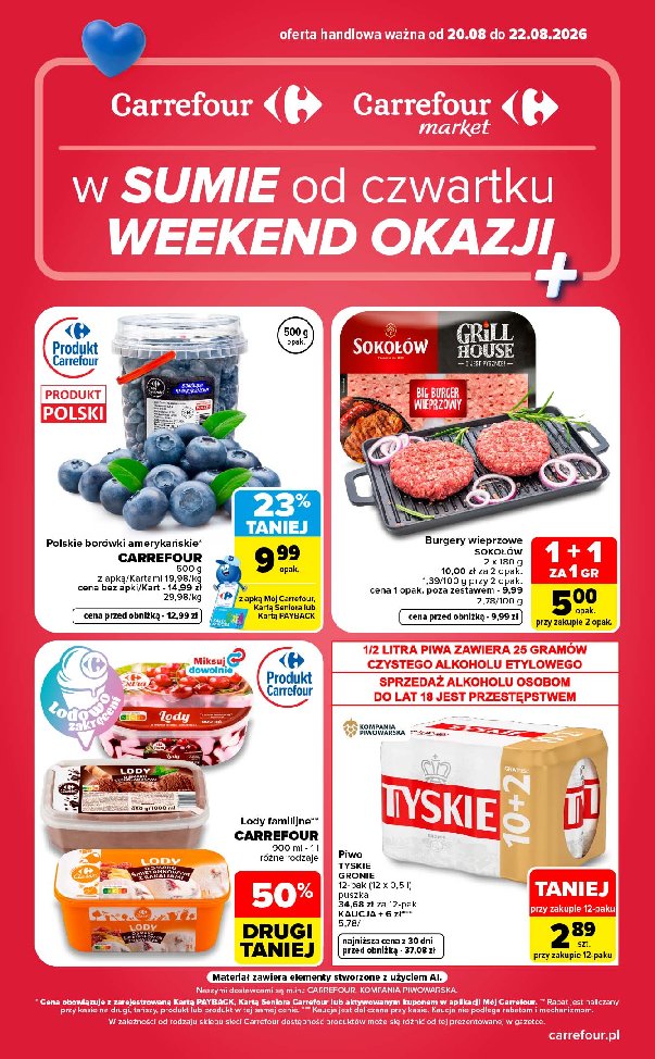 Gazetka Carrefour 20/08/2026 – 22/08/2026