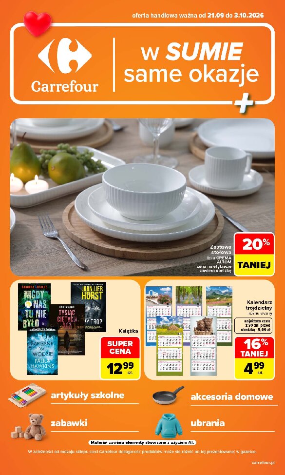 Gazetka Carrefour 21/09/2026 – 03/10/2026