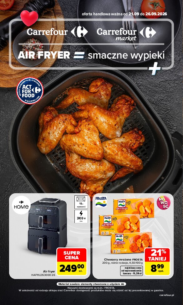 Gazetka Carrefour 21/09/2026 – 26/09/2026 - gazetki promocyjne str. 1