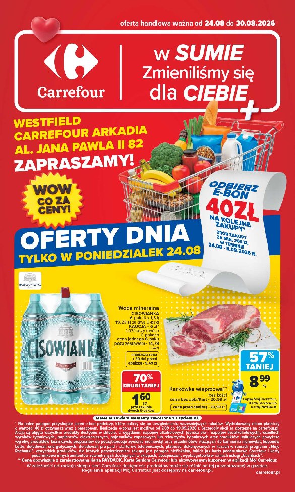 Gazetka Carrefour 24/08/2026 – 30/08/2026