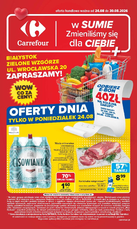 Gazetka Carrefour 24/08/2026 – 30/08/2026