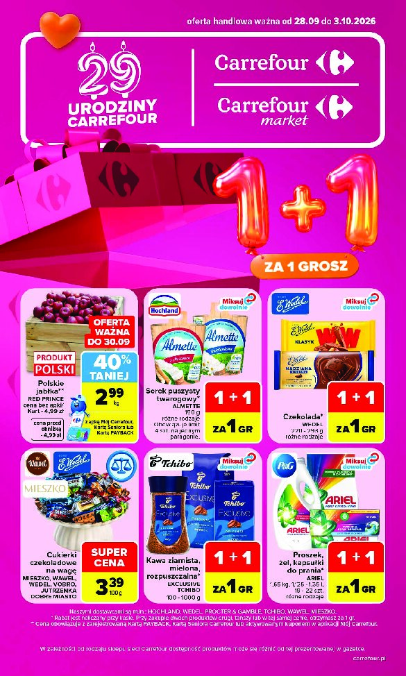 Gazetka Carrefour 28/09/2026 – 03/10/2026 - gazetki promocyjne str. 1
