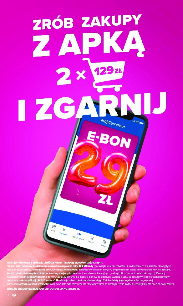 Gazetka Carrefour 28/09/2026 – 03/10/2026 - gazetki promocyjne str. 2