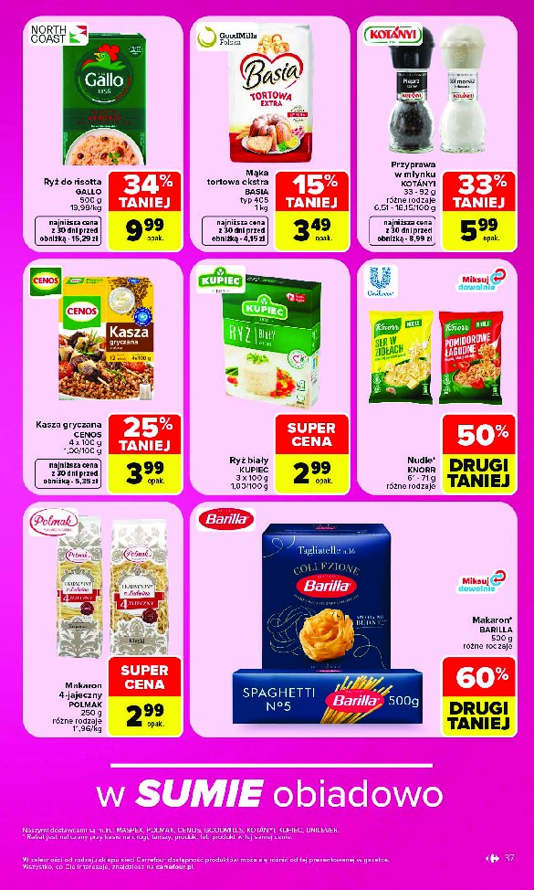 Gazetki promocyjne – makarony - gazetki promocyjne str. 4