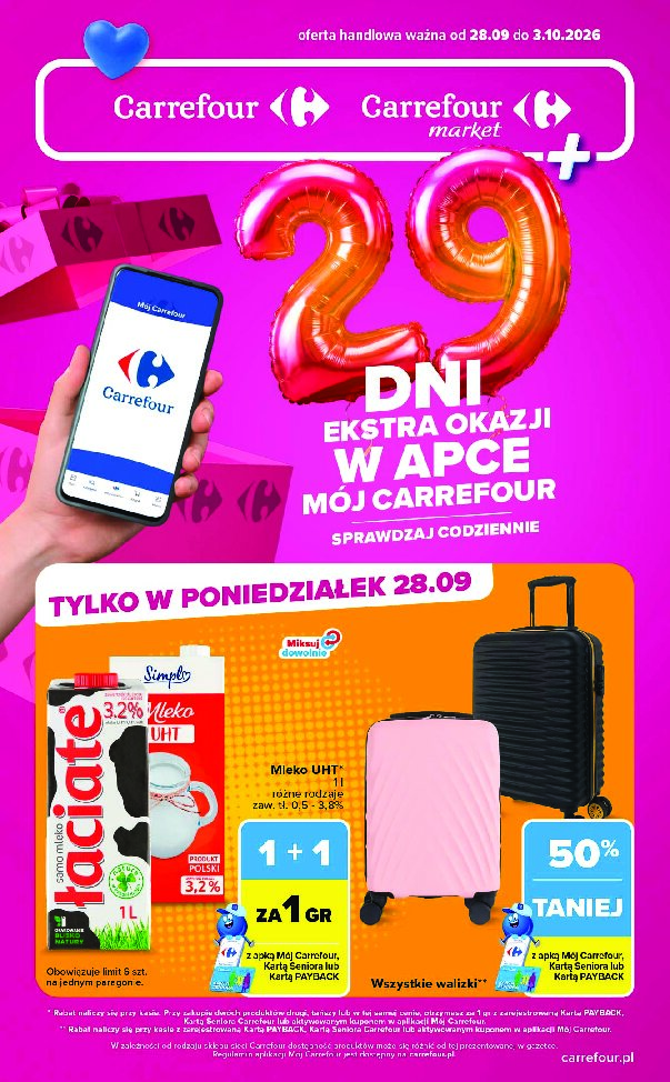 Gazetka Carrefour 28/09/2026 – 03/10/2026 - gazetki promocyjne str. 1