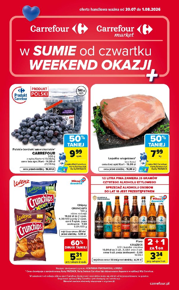Gazetka Carrefour 30/07/2026 – 01/08/2026
