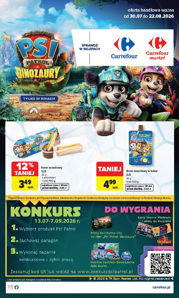 Gazetka Carrefour 30/07/2026 – 22/08/2026