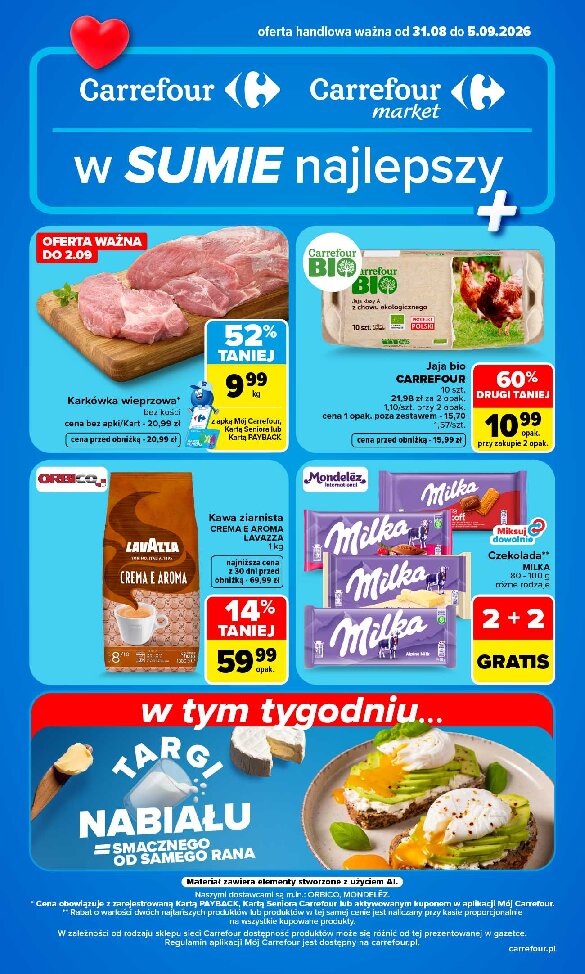 Gazetka Carrefour 31/08/2026 – 05/09/2026 - gazetki promocyjne str. 1