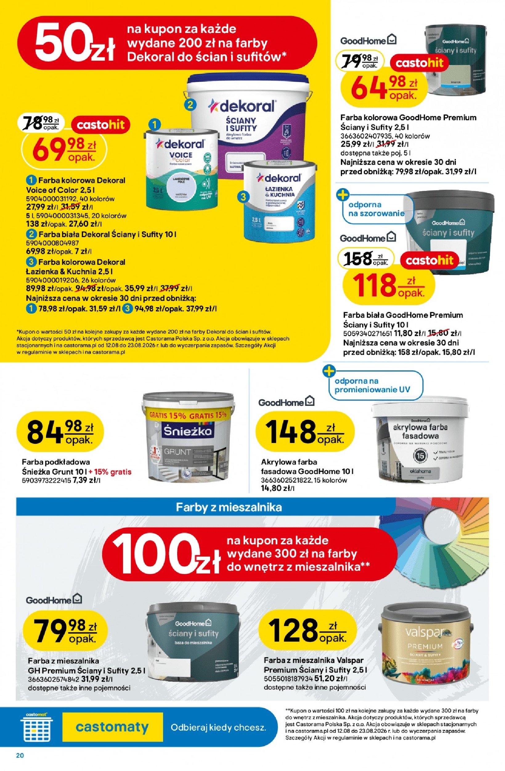 Gazetka Castorama 12/08/2026 – 23/08/2026 - gazetki promocyjne str. 20