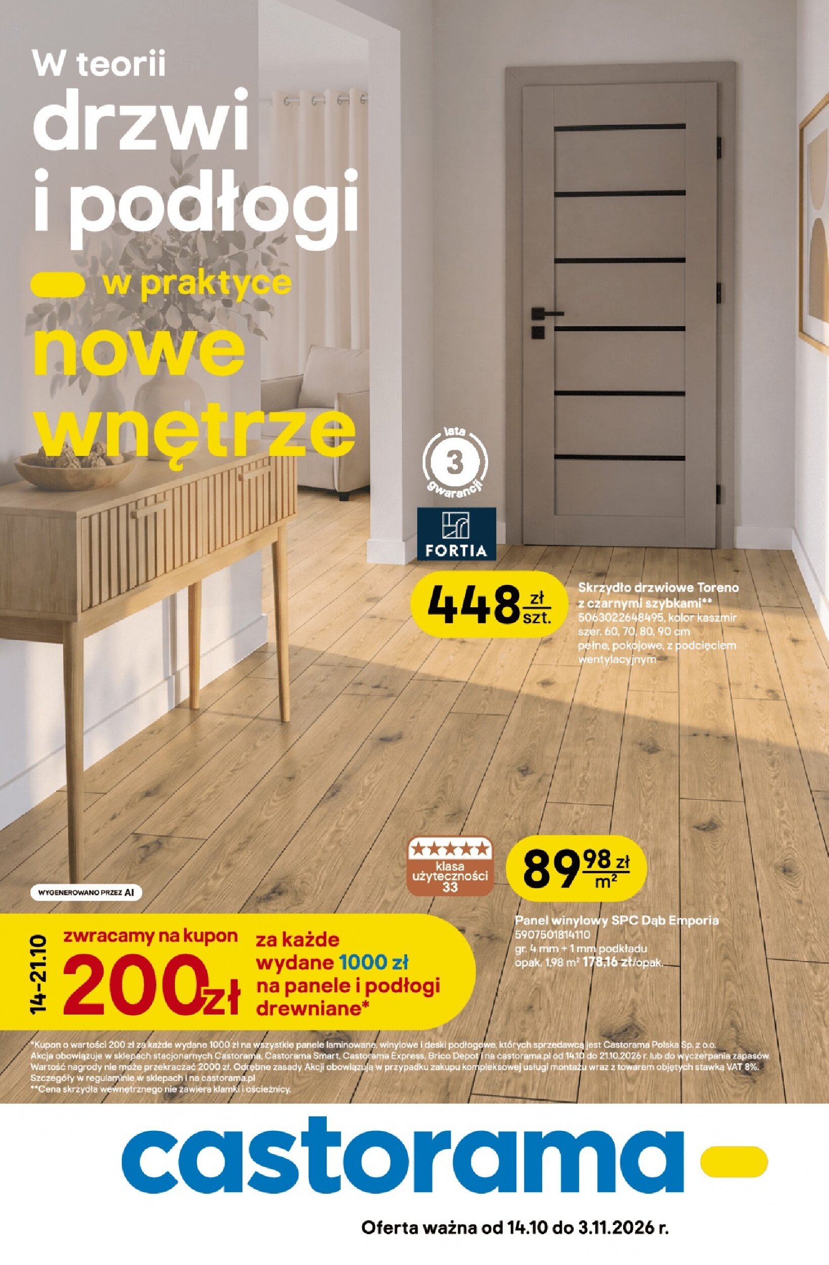 Gazetka Castorama 14/10/2026 – 03/11/2026 - gazetki promocyjne str. 1