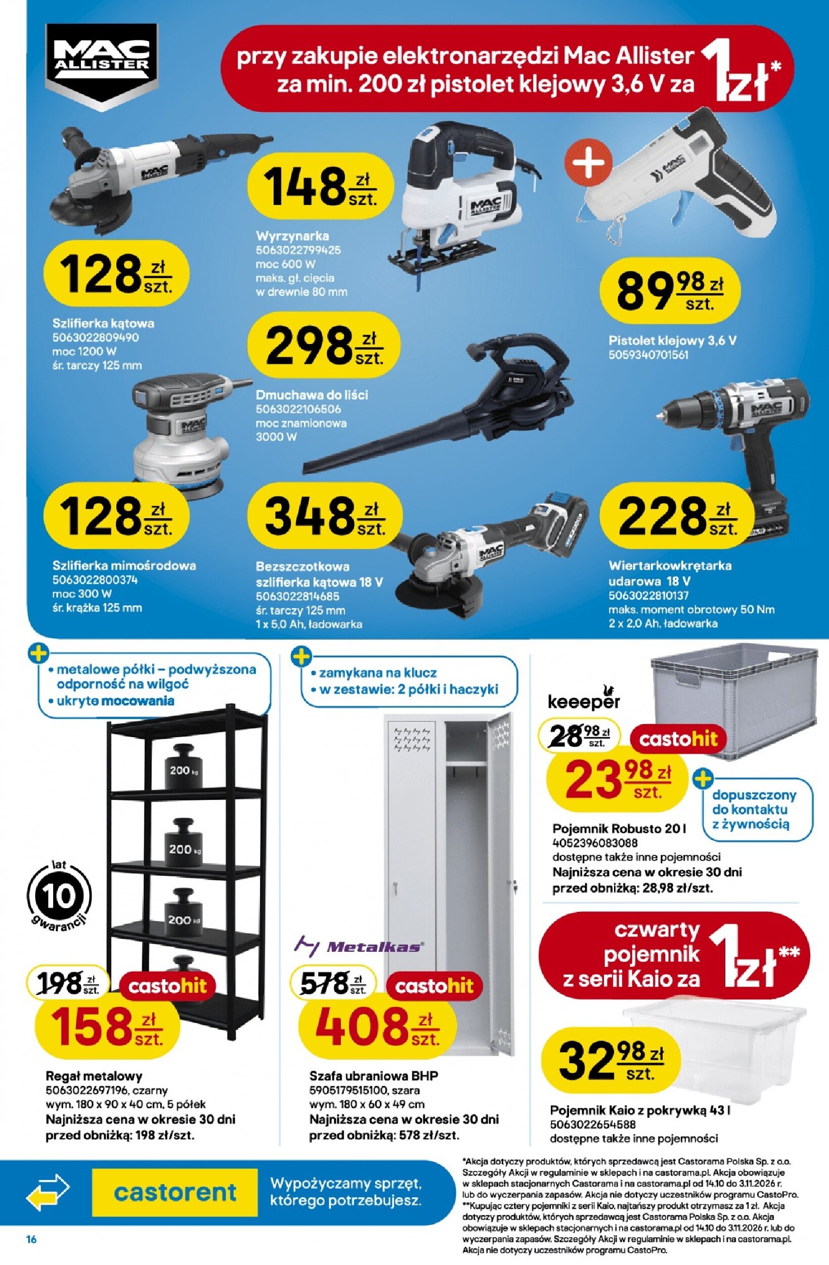 Gazetka Castorama 14/10/2026 – 03/11/2026 - gazetki promocyjne str. 16