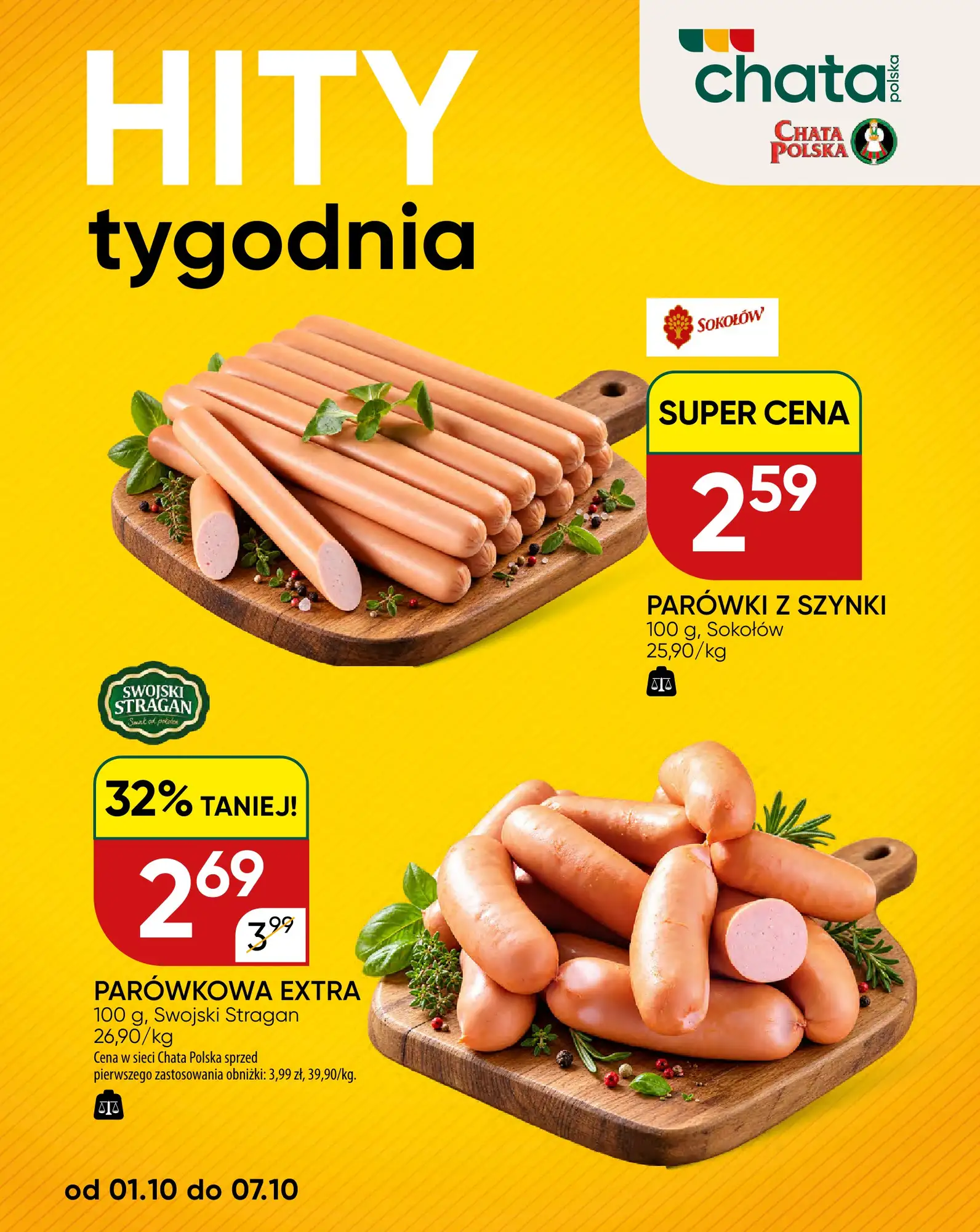Gazetka Chata-polska 01/10/2026 – 07/10/2026