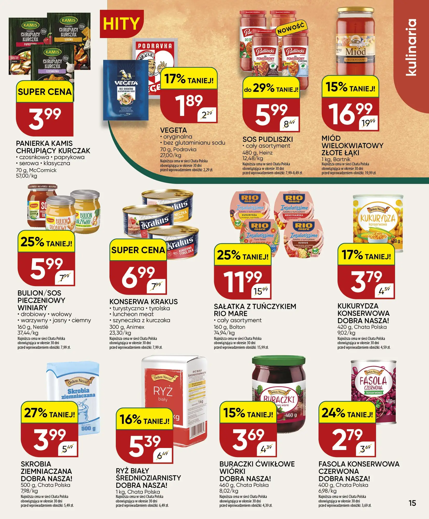 Gazetka Chata-polska 10/09/2026 - 20/09/2026 - gazetki promocyjne str. 15