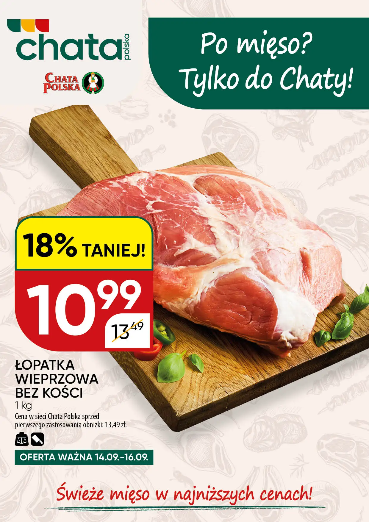 Gazetka Chata-polska 14/09/2026 – 16/09/2026
