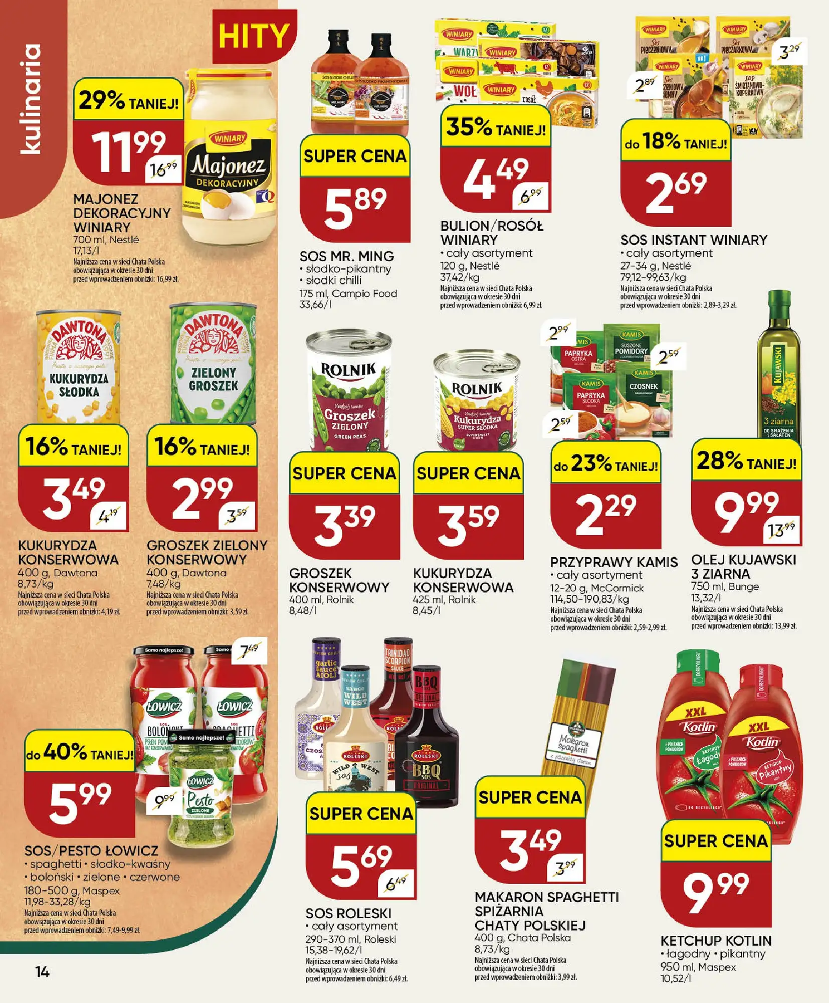 Gazetka Chata-polska 24/09/2026 - 04/10/2026 - gazetki promocyjne str. 14