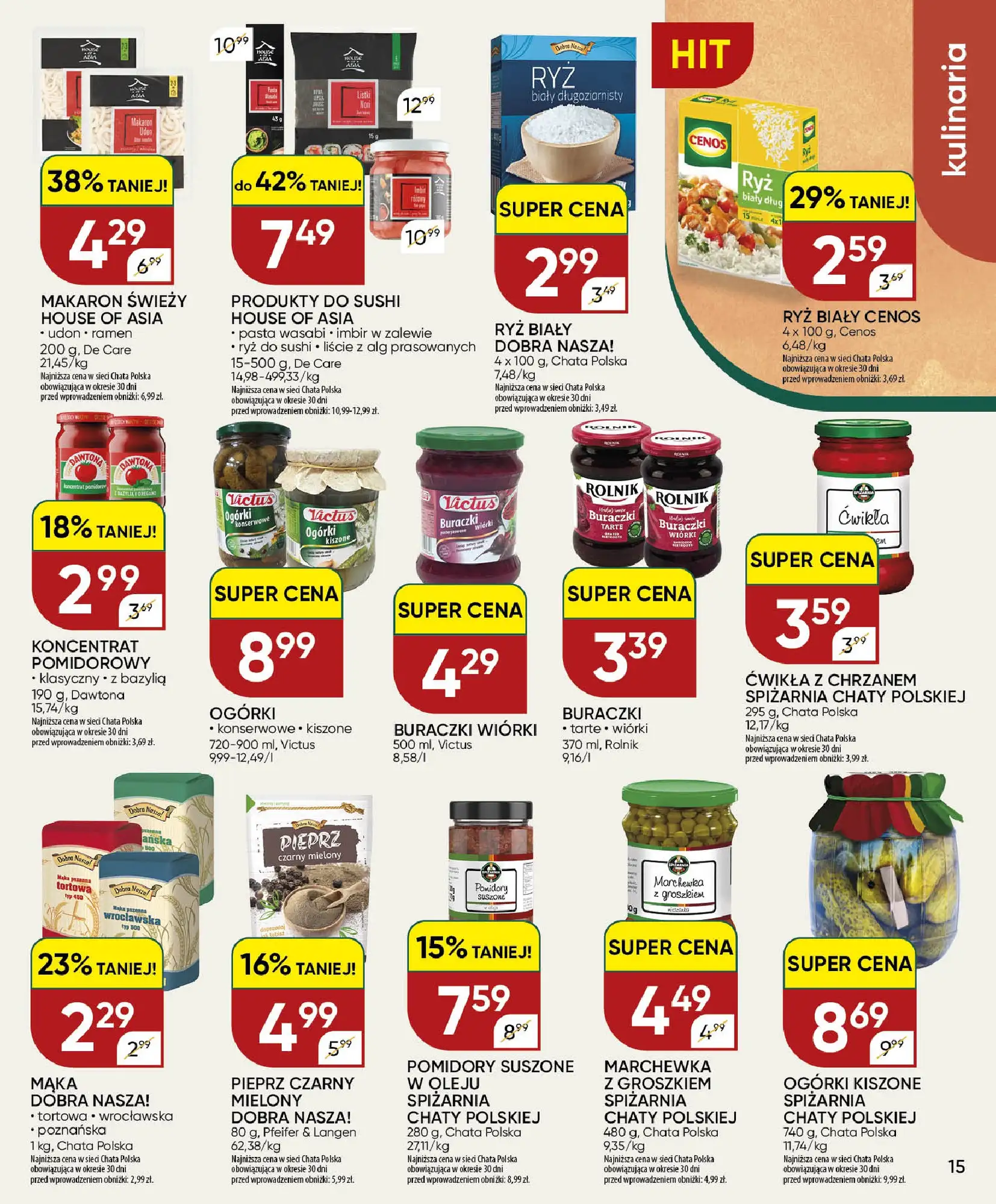 Gazetka Chata-polska 24/09/2026 - 04/10/2026 - gazetki promocyjne str. 15