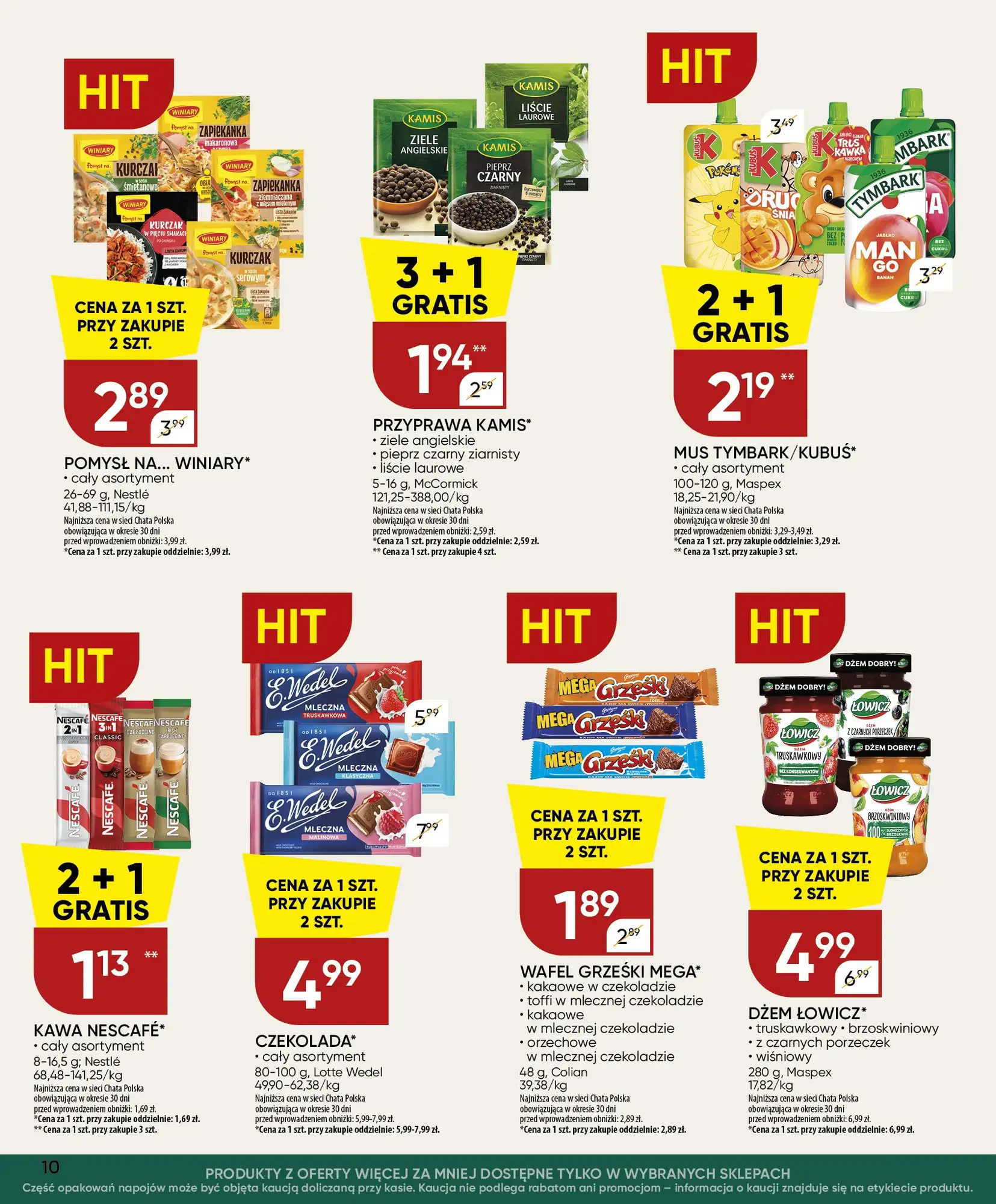 Gazetki promocyjne – słodycze - gazetki promocyjne str. 110