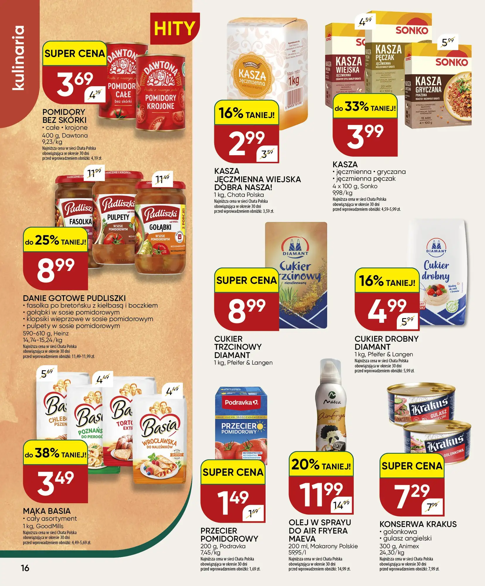 Gazetka Chata-polska 27/08/2026 - 06/09/2026 - gazetki promocyjne str. 16
