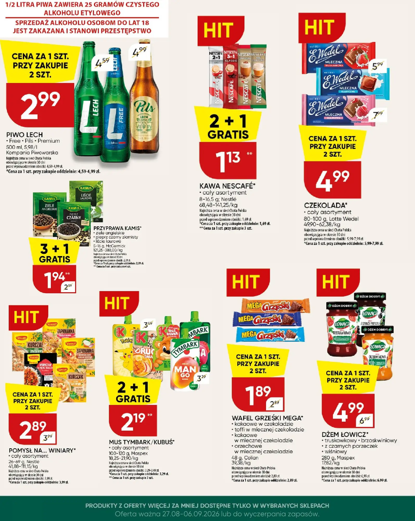 Gazetki promocyjne – słodycze - gazetki promocyjne str. 113