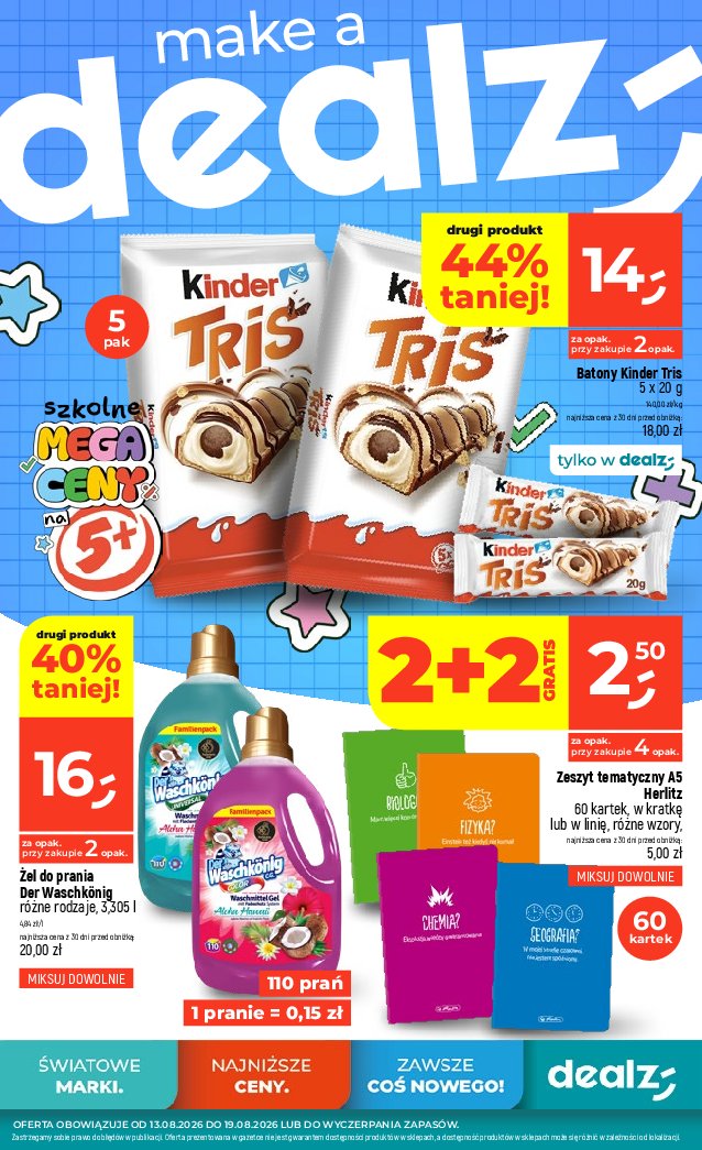 Gazetka Dealz 13/08/2026 – 19/08/2026