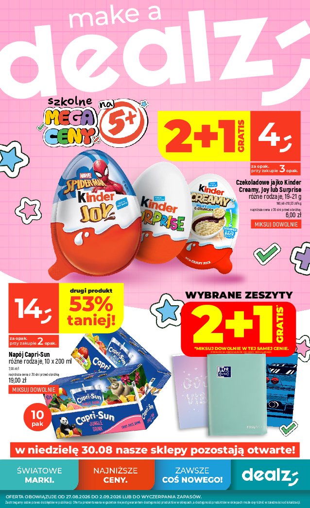 Gazetka Dealz 27/08/2026 – 02/09/2026 - gazetki promocyjne str. 1