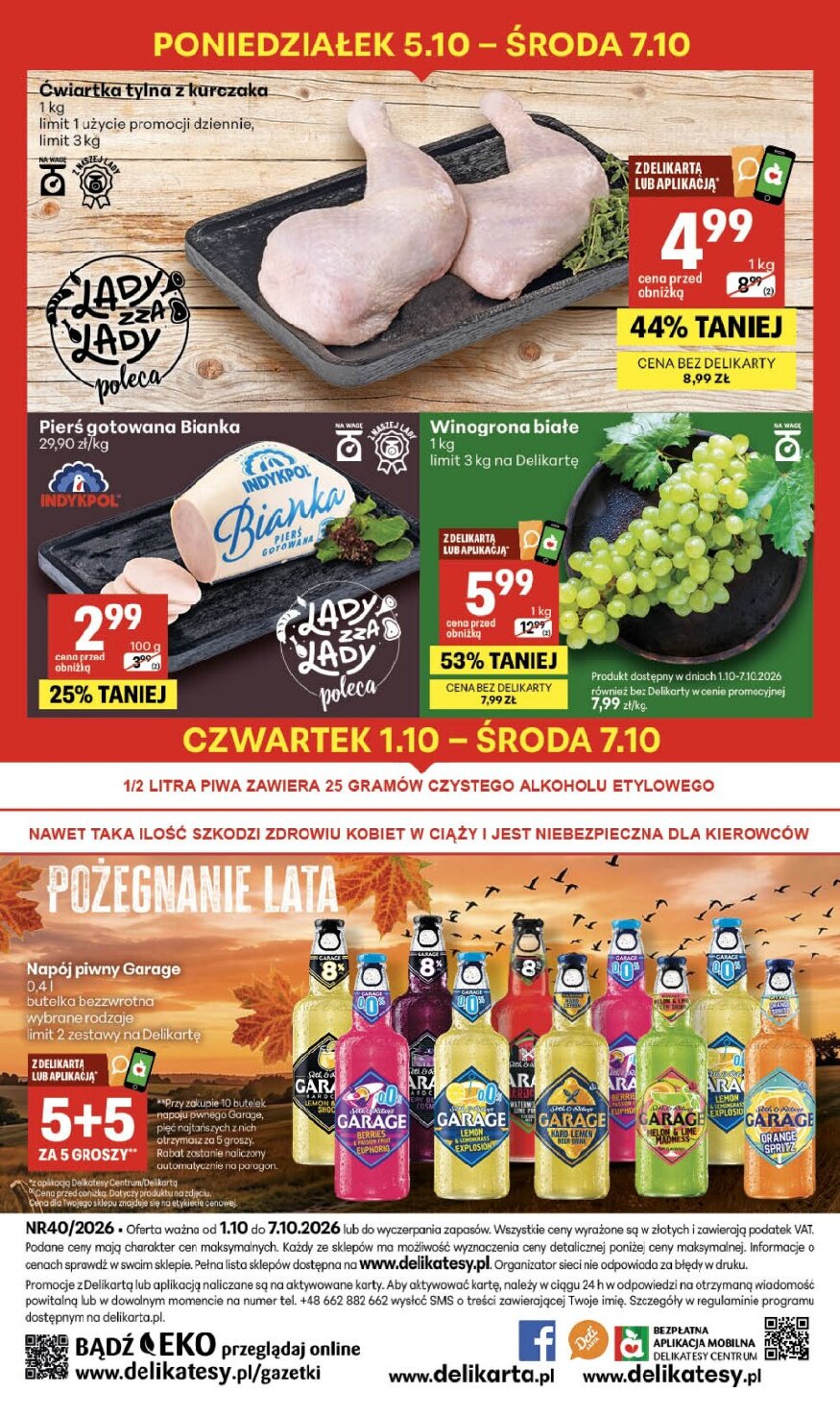 Gazetka Delikatesy-centrum 01/10/2026 – 07/10/2026 - gazetki promocyjne str. 40