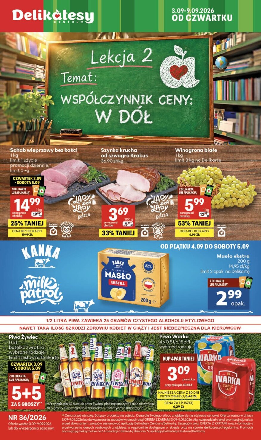 Gazetka Delikatesy-centrum 03/09/2026 – 09/09/2026 - gazetki promocyjne str. 1