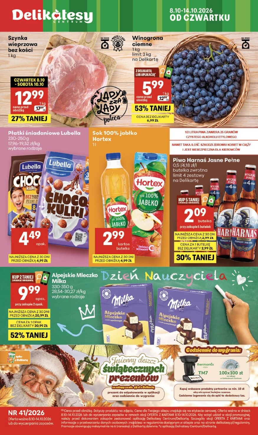 Gazetka Delikatesy-centrum 08/10/2026 – 14/10/2026 - gazetki promocyjne str. 1