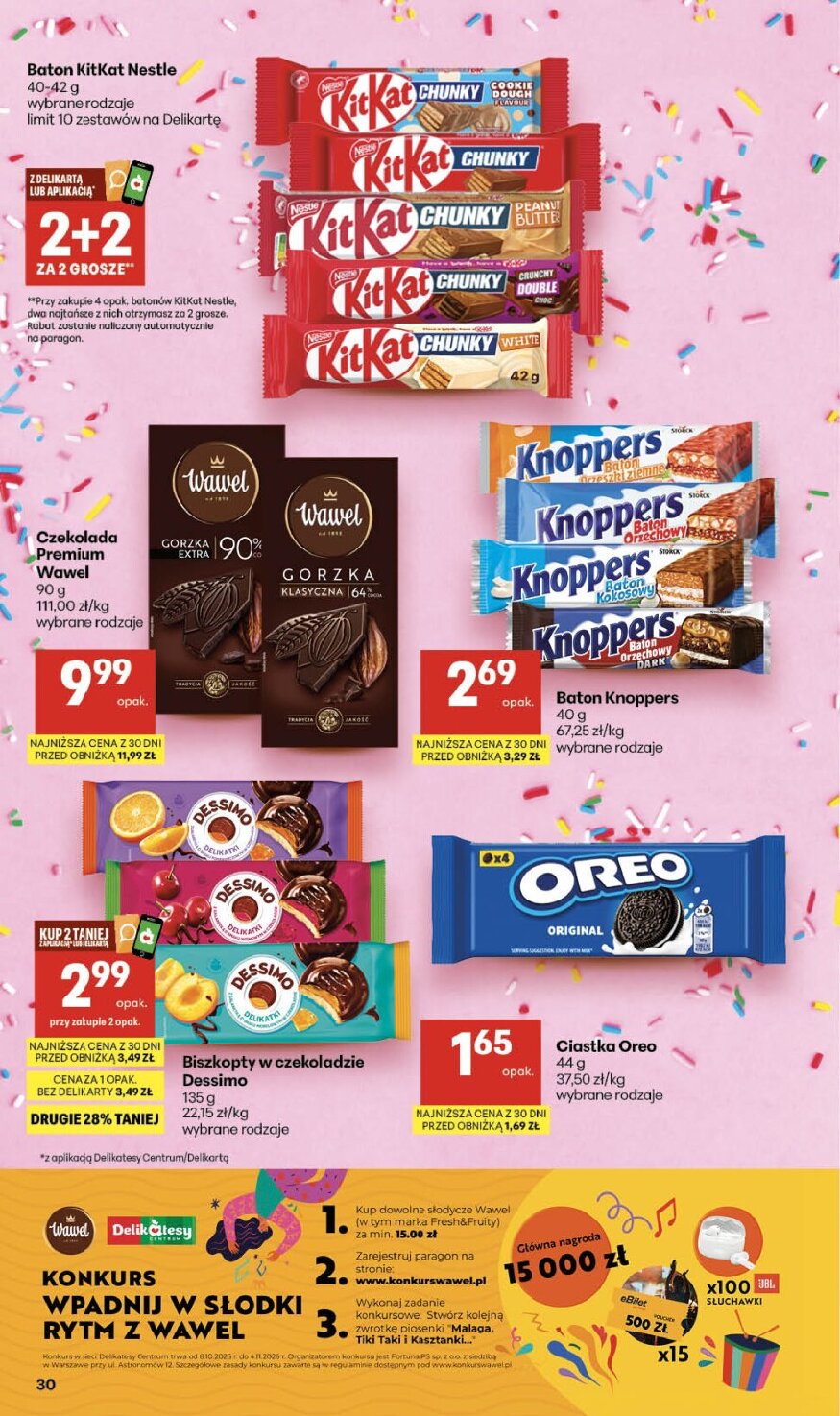 Gazetka Delikatesy-centrum 08/10/2026 – 14/10/2026 - gazetki promocyjne str. 30
