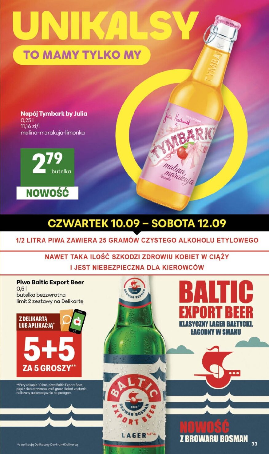 Gazetka Delikatesy-centrum 09/09/2026 – 16/09/2026 - gazetki promocyjne str. 33