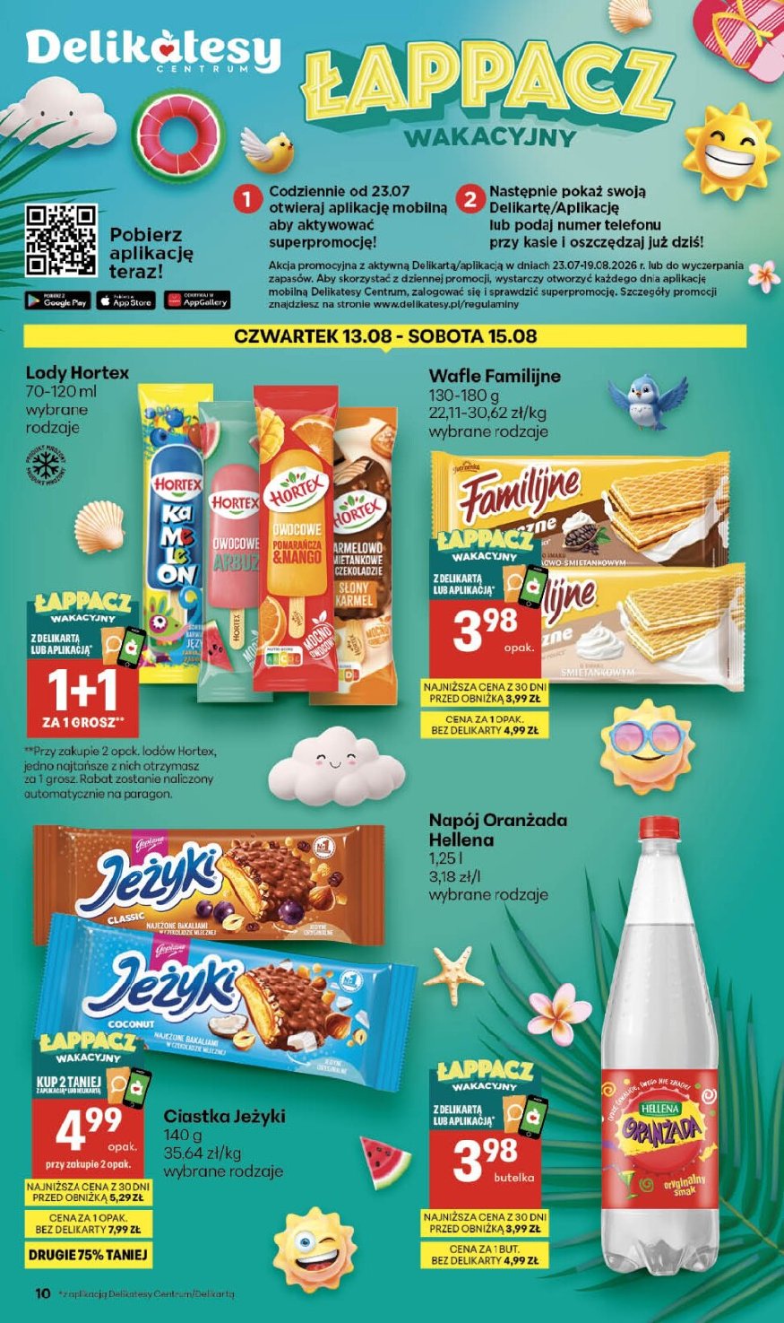 Gazetka Delikatesy-centrum 13/08/2026 – 19/08/2026 - gazetki promocyjne str. 10