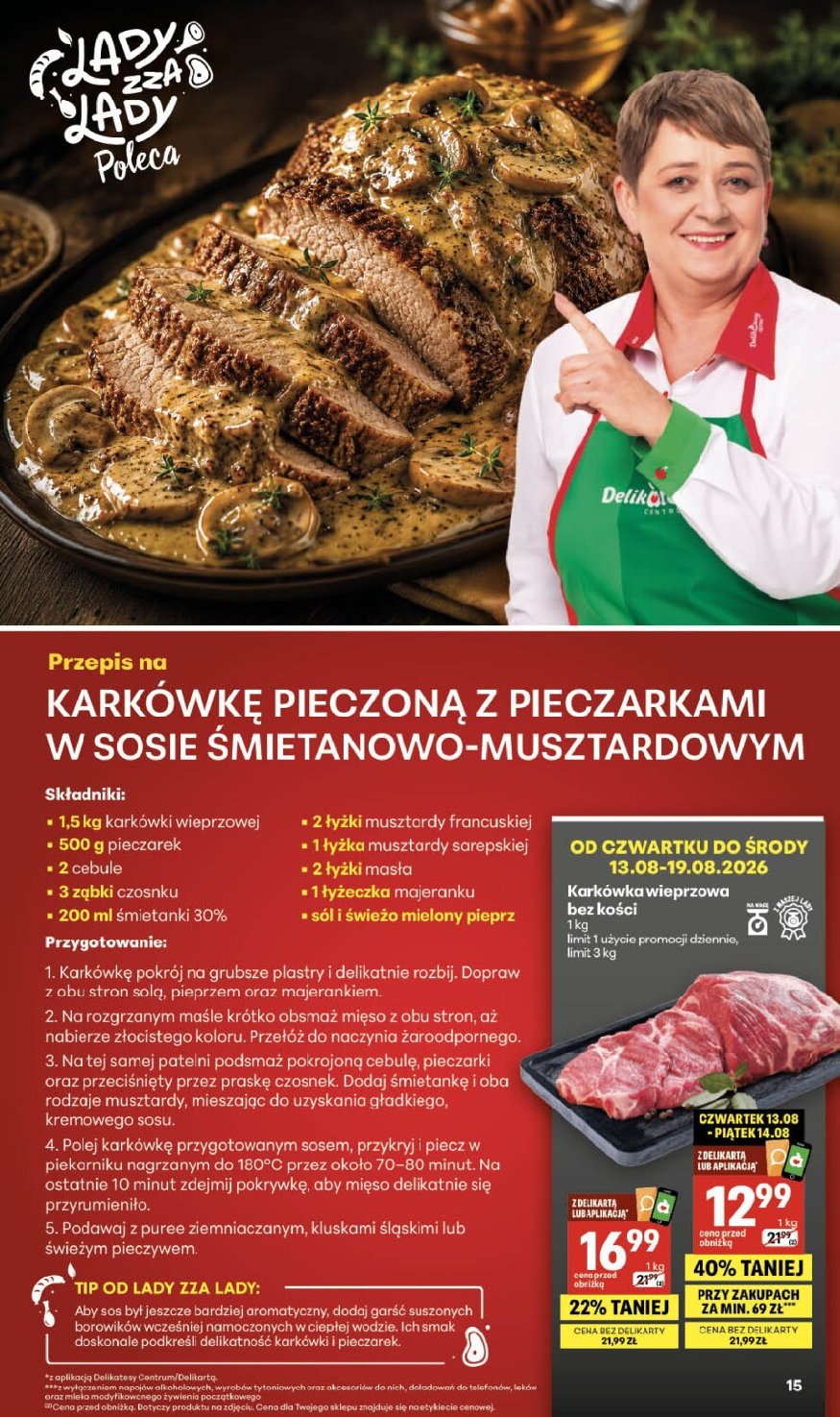Gazetka Delikatesy-centrum 13/08/2026 – 19/08/2026 - gazetki promocyjne str. 15