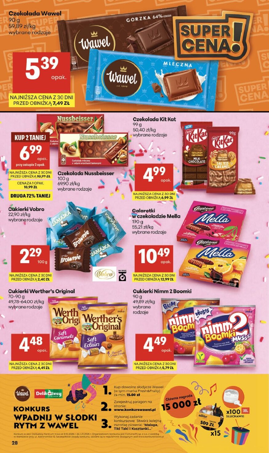 Gazetka Delikatesy-centrum 15/10/2026 – 21/10/2026 - gazetki promocyjne str. 28