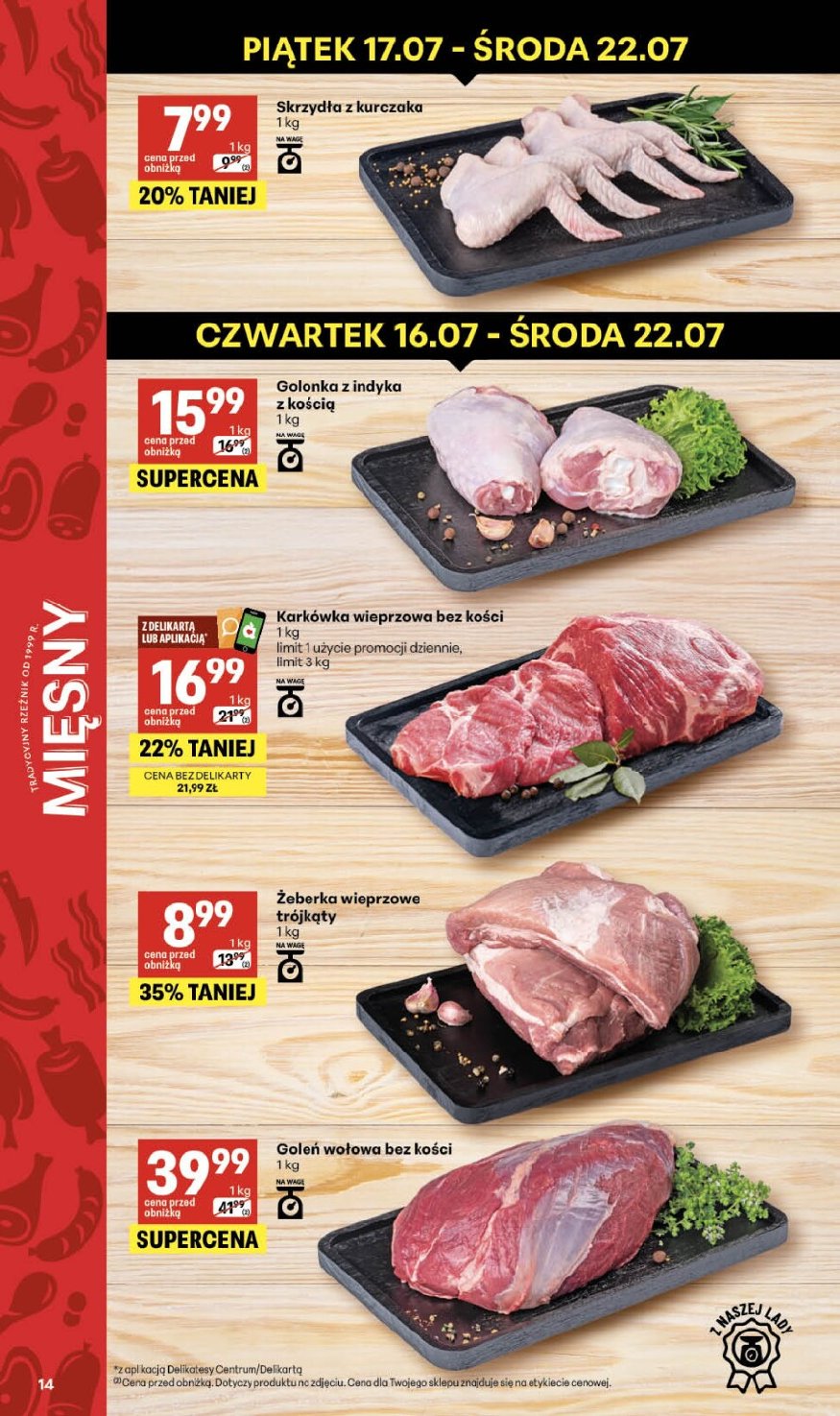 Gazetka Delikatesy-centrum 16/07/2026 – 22/07/2026 - strona 14