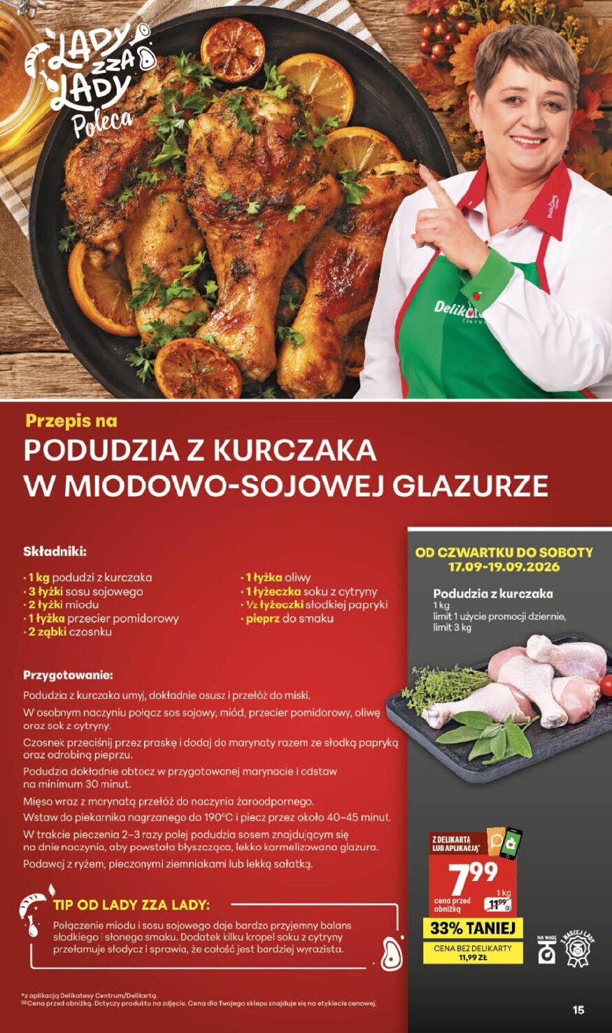 Gazetka Delikatesy-centrum 17/09/2026 – 23/09/2026 - gazetki promocyjne str. 15