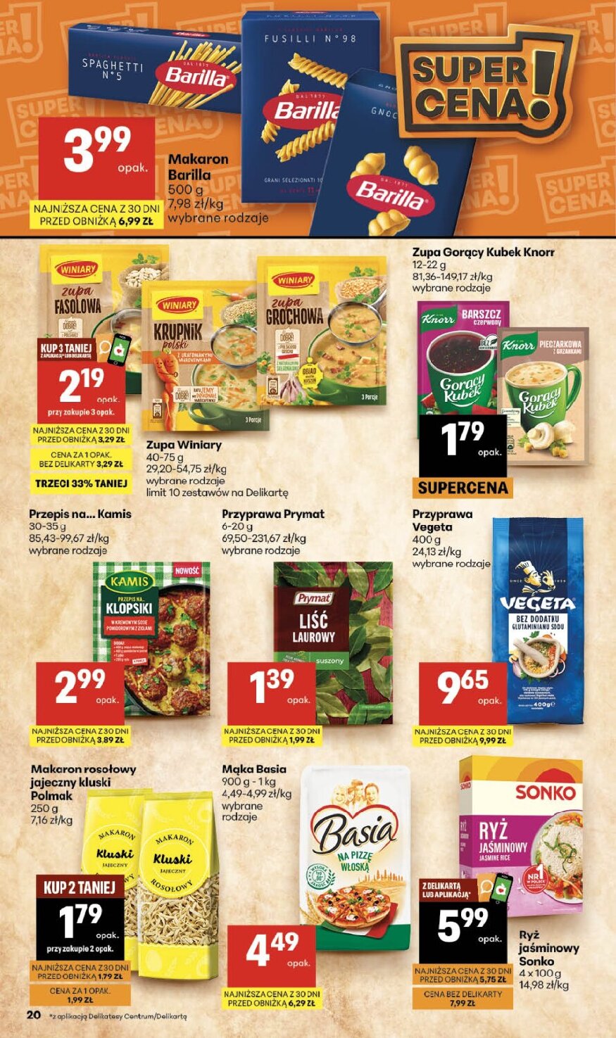 Gazetka Delikatesy-centrum 17/09/2026 – 23/09/2026 - gazetki promocyjne str. 20