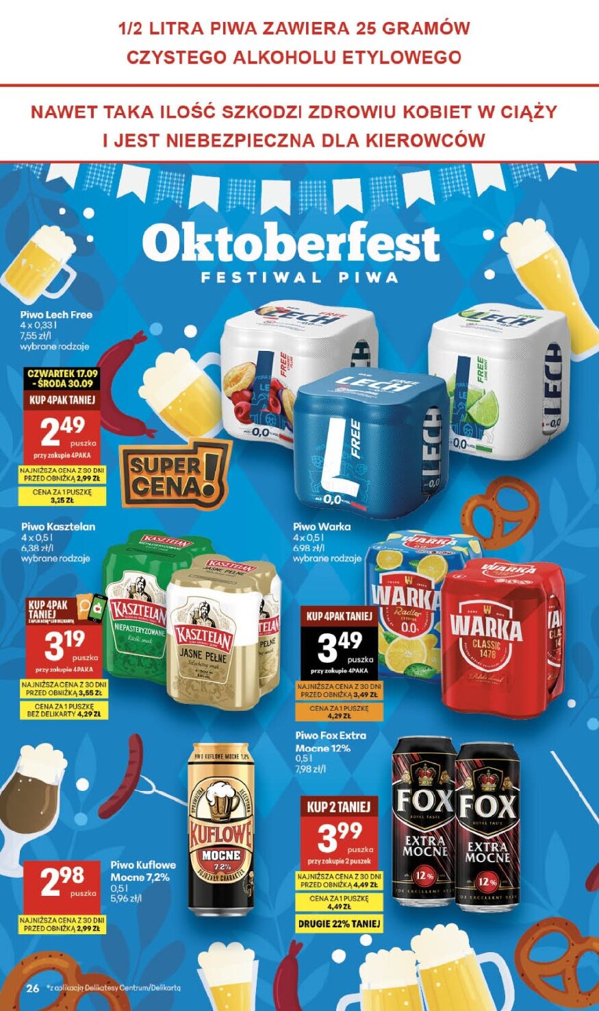 Gazetka Delikatesy-centrum 17/09/2026 – 23/09/2026 - gazetki promocyjne str. 26
