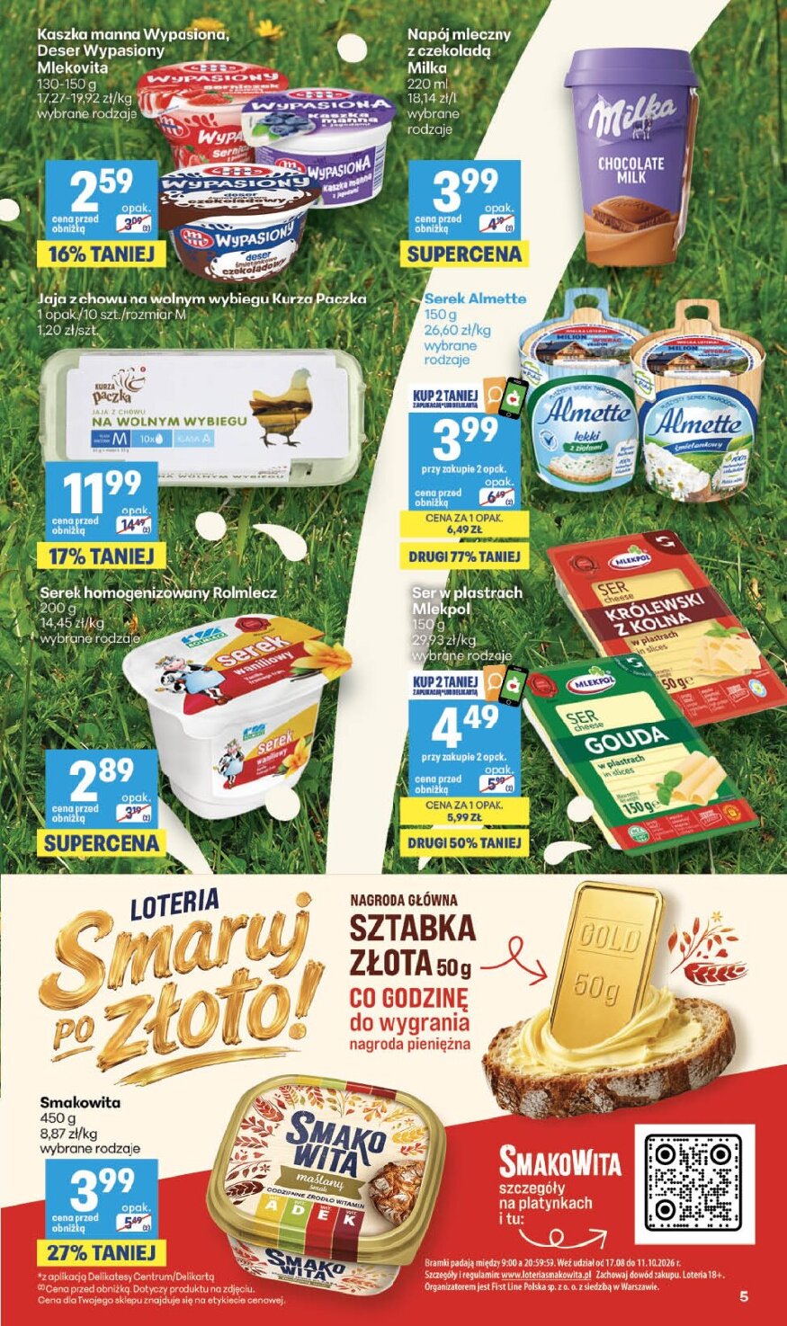 Gazetka Delikatesy-centrum 17/09/2026 – 23/09/2026 - gazetki promocyjne str. 5