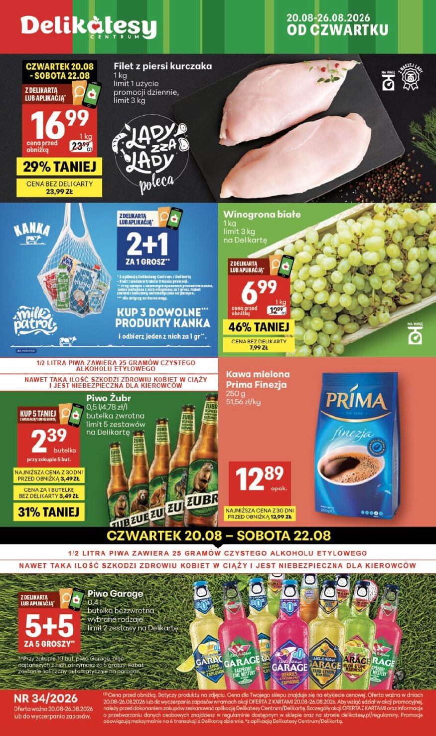 Gazetka Delikatesy-centrum 20/08/2026 – 26/08/2026