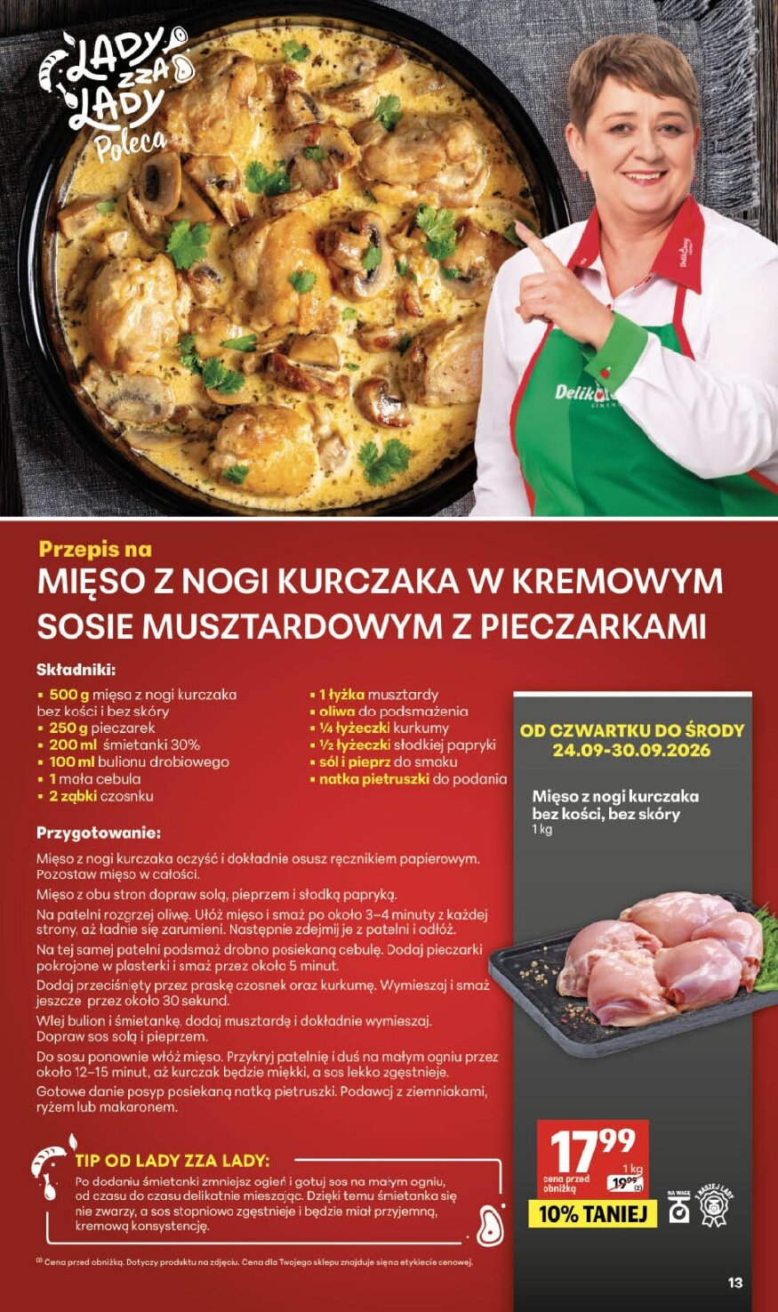 Gazetka Delikatesy-centrum 24/09/2026 – 30/09/2026 - gazetki promocyjne str. 13