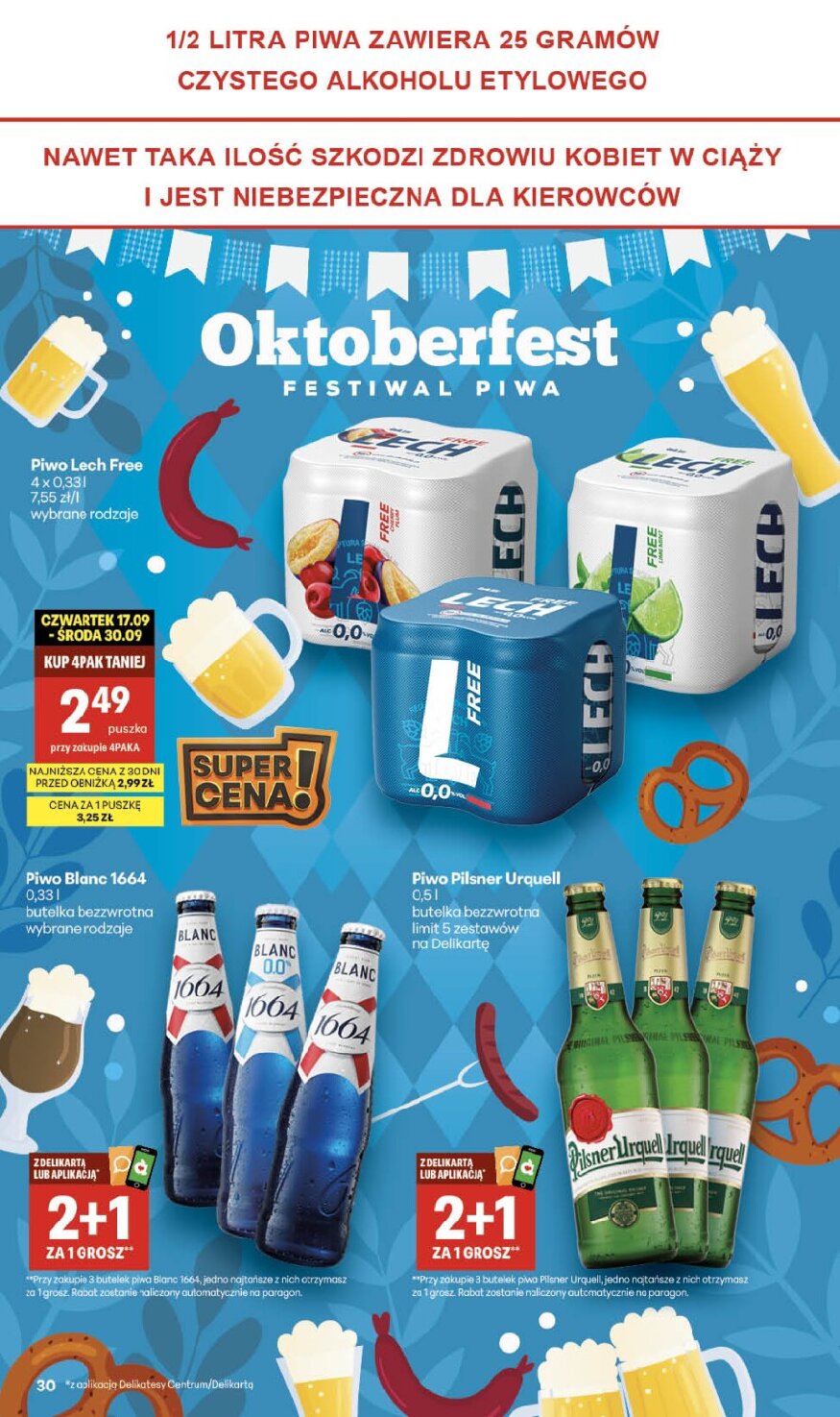 Gazetka Delikatesy-centrum 24/09/2026 – 30/09/2026 - gazetki promocyjne str. 30